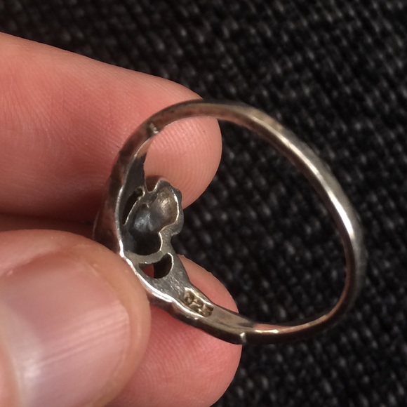 Claddagh ring 925 stamped silver. - Picture 7 of 8